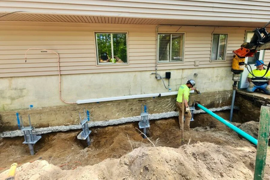 Helical Pier Installation in Newberry, FL (2)